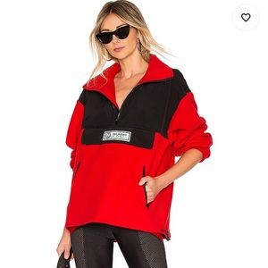 Danielle Guizio Fleece Pullover Jacket size Large